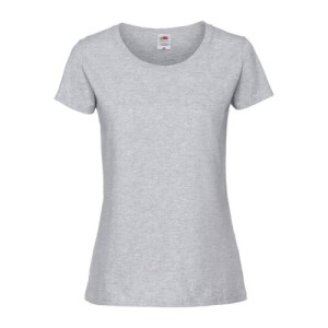 Fruit LADIES ICONIC 195 RINGSPUN PREMIUM T heather grey FN561513