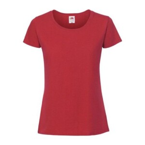 Fruit LADIES ICONIC 195 RINGSPUN PREMIUM T red FN560513
