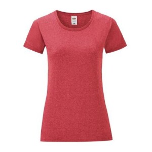 Fruit LADIES ICONIC 150 T heather red FN635513