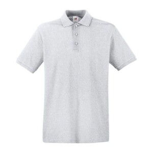 Fruit PREMIUM POLO heather grey FU211511