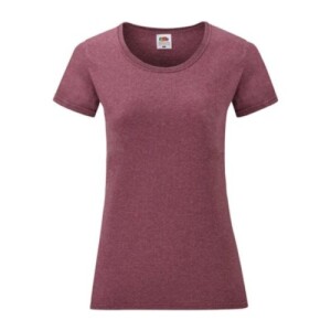 Fruit LADIES VALUEWEIGHT T heather burgundy FU785313