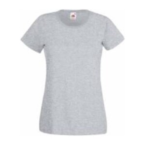 Fruit LADIES VALUEWEIGHT T heather grey FU781513