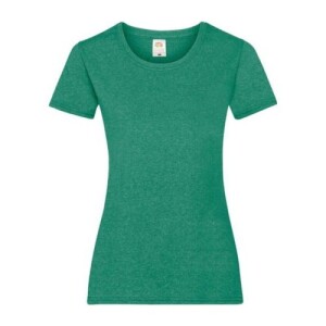 Fruit LADIES VALUEWEIGHT T retro heather green FU785613