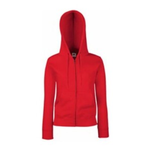Fruit LADY FIT HOODED JACKET red FU840513