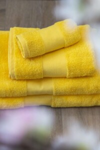 OLIMA CLASSIC TOWEL sárga OL450YE-70X140